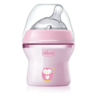 Chicco Natural Feeling Pink Girl kojenecká láhev 0 m+ 150 ml