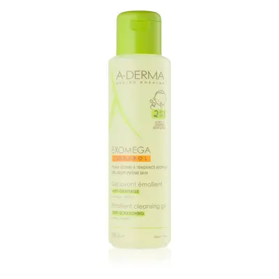 A-Derma Exomega Control 2 in 1 emollient cleansing gel sprchový gel pro suchou až atopickou poko