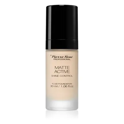 Pierre René Professional Matte Active matující make-up odstín 01 Sparkling Wine 30 ml