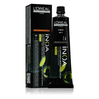 L’Oréal Professionnel Inoa permanentní barva na vlasy bez amoniaku odstín 7.4 60 ml