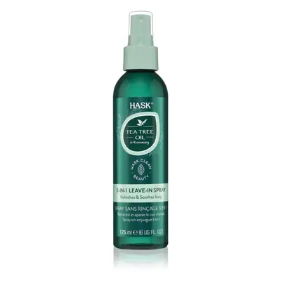 HASK Tea Tree Oil & Rosemary bezoplachový sprej pro suchou a svědící pokožku hlavy 175 ml