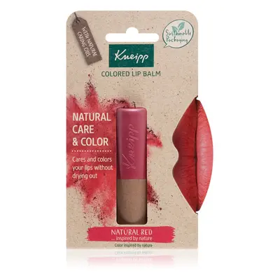 Kneipp Natural Care & Color barevný balzám na rty odstín Natural Red 3,5 g