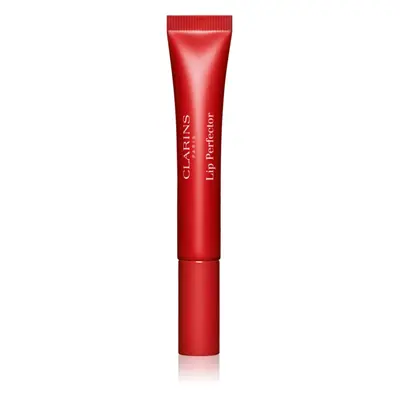 Clarins Lip Perfector Glow třpytivý lesk na rty a tváře odstín 23 pomegranate glow 12 ml