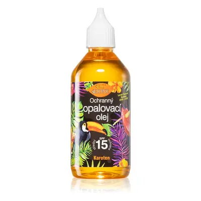 Bione Cosmetics Bio Sun opalovací olej na obličej a tělo se střední UV ochranou 115 ml