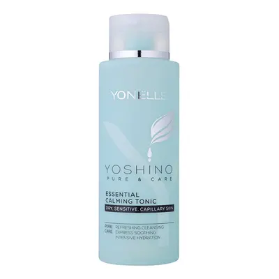 Yonelle Yoshino Pure&Care esenciální zklidňující tonikum pro citlivou a zarudlou pleť 400 ml