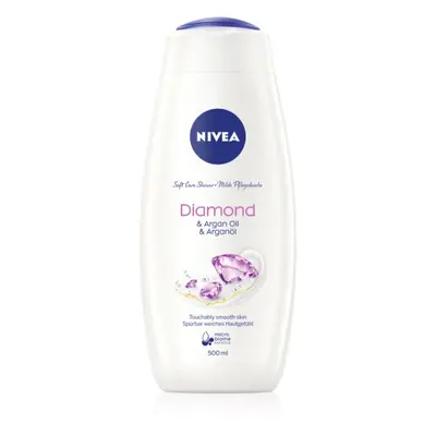 Nivea Diamond & Argan Oil pečující sprchový gel 500 ml