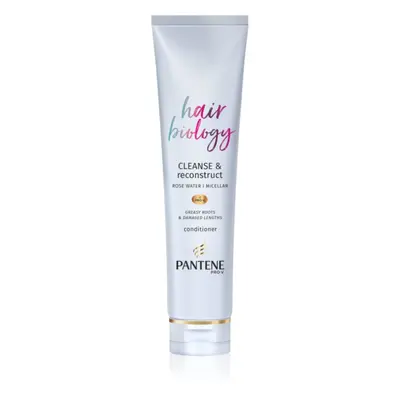 Pantene Hair Biology Cleanse & Reconstruct kondicionér pro mastné vlasy 160 ml