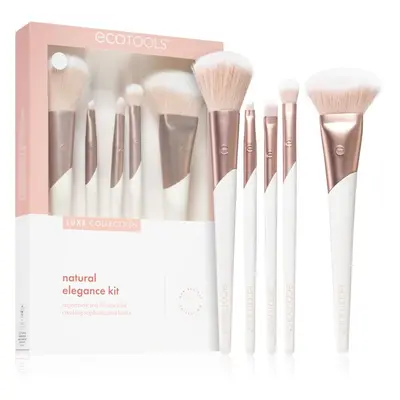 EcoTools Luxe Collection Natural Elegance sada štětců pro dokonalý vzhled 5 ks