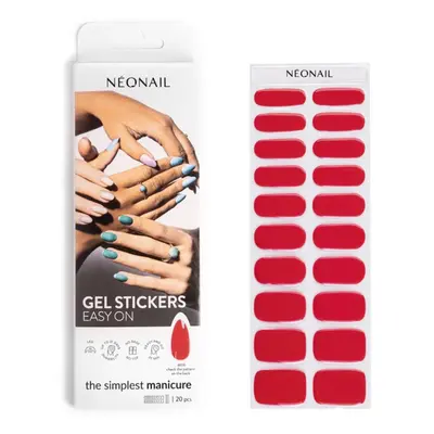 NEONAIL Easy On Gel Stickers nálepky na nehty odstín M06 20 ks