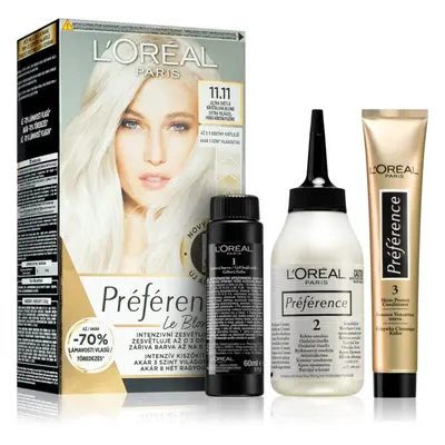 L’Oréal Paris Préférence Le Blonding barva na vlasy pro zesvětlení vlasů odstín 11.11 Ultra-Ligh