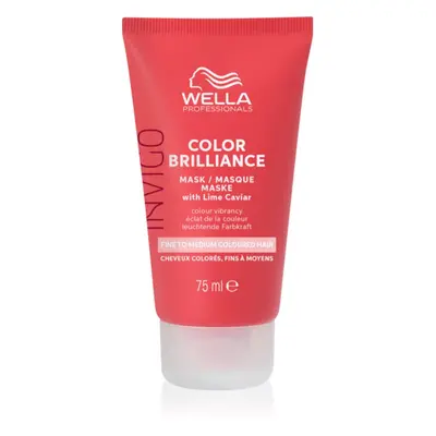 Wella Professionals Invigo Color Brilliance hydratační maska pro jemné vlasy 75 ml