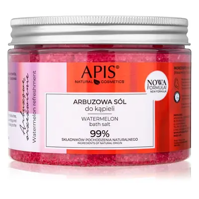 Apis Natural Cosmetics Watermelon Refreshment sůl do koupele 650 g