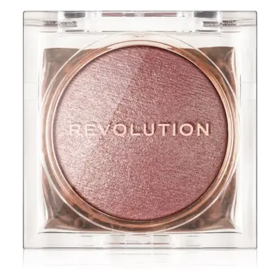 Makeup Revolution Beam Bright kompaktní pudrový rozjasňovač odstín Pink Seduction 2,45 g