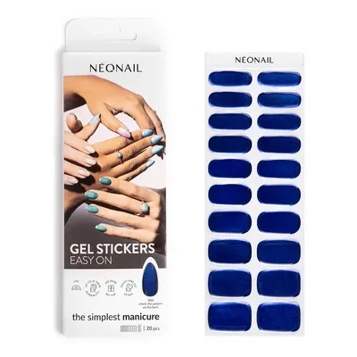 NEONAIL Easy On Gel Stickers nálepky na nehty odstín M01 20 ks