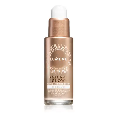 Lumene Natural Glow rozjasňující make-up pro přirozený vzhled SPF 20 odstín 2 Medium 30 ml