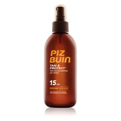 Piz Buin Tan & Protect ochranný olej urychlující opalování SPF 15 150 ml