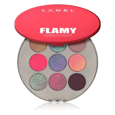 LAMEL Flamy Lumeneyes Palette paletka očních stínů 9 g