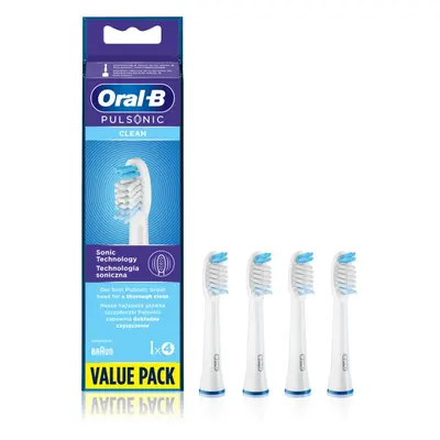 Oral B Pulsonic Clean náhradní hlavice pro zubní kartáček 4 ks