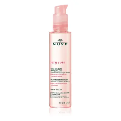 Nuxe Very Rose jemný čisticí olej na obličej a oči 150 ml