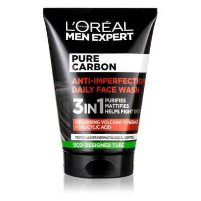 L’Oréal Paris Men Expert Pure Carbon čisticí gel 3 v 1 proti nedokonalostem pleti 100