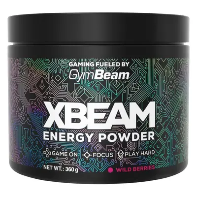 GymBeam XBEAM Energy Powder podpora herního výkonu příchuť Wild Berries 360 g