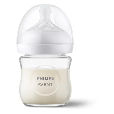 Philips Avent Natural Response Glass kojenecká láhev 0 m+ 120 ml