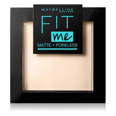 MAYBELLINE NEW YORK Fit Me! Matte+Poreless matující pudr odstín 120 Classic Ivory 9 g