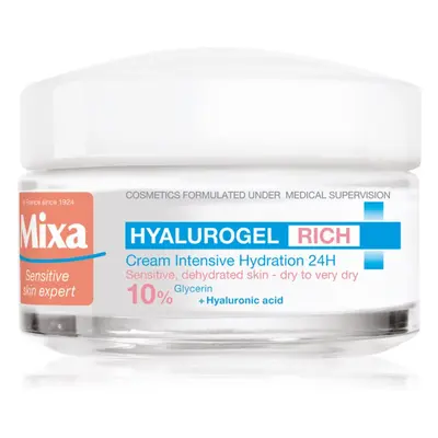 MIXA Hyalurogel Rich intenzivně hydratační denní krém s kyselinou hyaluronovou 50 ml