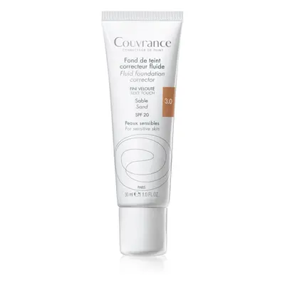 Avène Couvrance tekutý krycí make-up SPF 20 odstín 3.0 Sand 30 ml