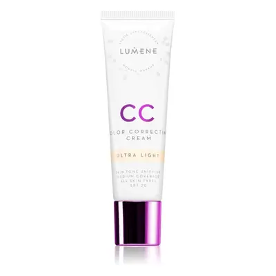 Lumene Color Correcting CC krém pro jednotný tón pleti SPF 20 odstín 00 Ultra Light 30 ml