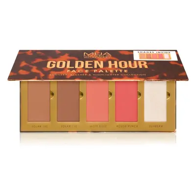 MUA Makeup Academy Golden Hour paleta na kontury obličeje pudrová 15 g