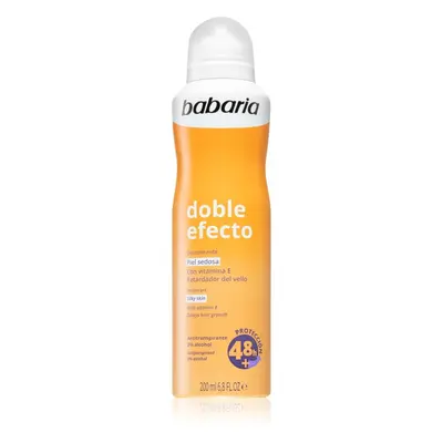 Babaria Deodorant Double Effect antiperspirant ve spreji na zpomalení růstu chloupků 200 ml