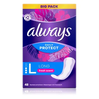 Always Daily Protect Long Fresh Scent slipové vložky s parfemací 48 ks