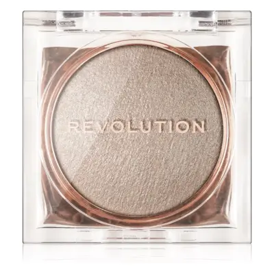 Makeup Revolution Beam Bright kompaktní pudrový rozjasňovač odstín Diamond Glow 2,45 g