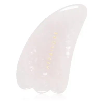 Herbivore Rose Quartz Gua Sha masážní pomůcka 1 ks