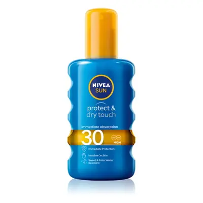 Nivea Sun Protect & Dry Touch neviditelný sprej na opalování SPF 30 200 ml