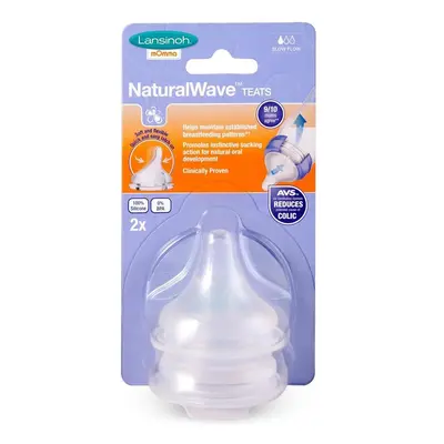 Lansinoh NaturalWave savička na láhev Slow 2 ks