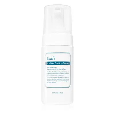 Klairs Rich Moist Foaming Cleanser čisticí pěna s hydratačním účinkem 100 ml