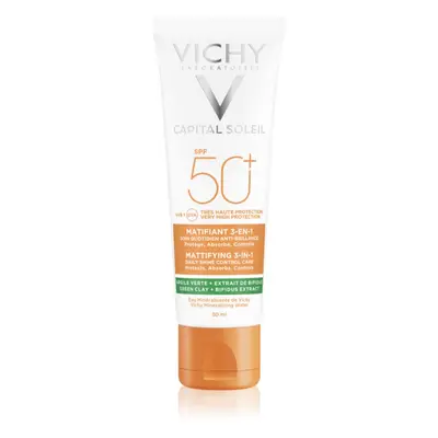 Vichy Capital Soleil Mattifying 3-in-1 ochranný matující krém na obličej SPF 50+ 50 ml