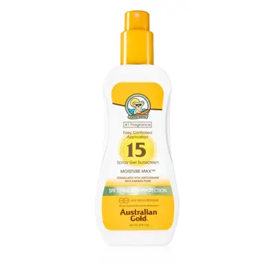 Australian Gold Spray Gel Sunscreen ochranný sprej proti slunečnímu záření SPF 15 237 ml