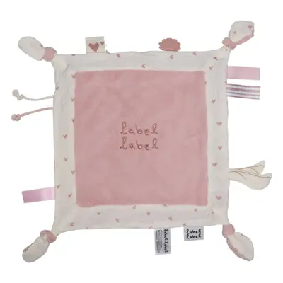 Label Label Cuddle Cloth usínáček Hearts Pink 1 ks