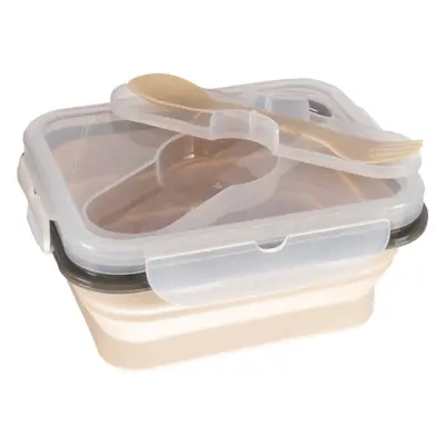 Zopa Silicone Lunch Box Small jídelní sada Sand Beige 15x7,5 cm 1 ks