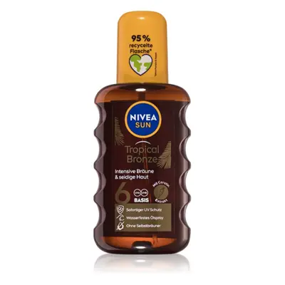 NIVEA SUN olej na opalování ve spreji s karotenem SPF 6 200 ml