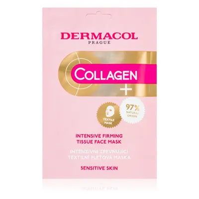 Dermacol Collagen + plátýnková maska se zpevňujícím účinkem 1 ks