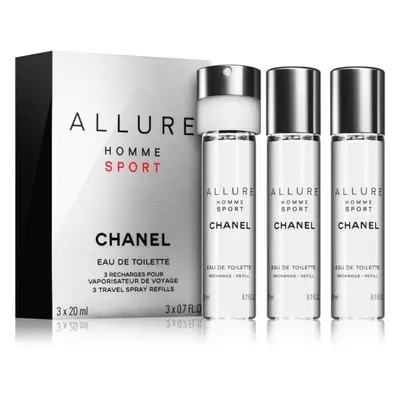 Chanel Allure Homme Sport toaletní voda pro muže 3 x 20 ml