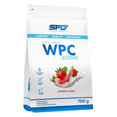 SFD Nutrition WPC Protein Econo syrovátkový protein příchuť Strawberry 700 g