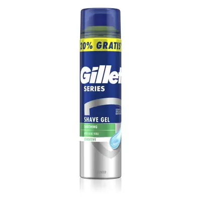 Gillette Series Aloe Vera zklidňující gel na holení 240 ml