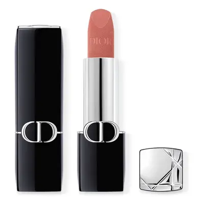 DIOR Rouge Dior dlouhotrvající rtěnka plnitelná odstín 100 Nude Look Velvet 3,5 g