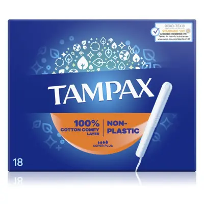 Tampax Super Plus tampony s aplikátorem 18 ks