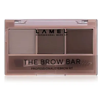 LAMEL BASIC The Brow Bar paleta pro líčení obočí s kartáčkem #402 4,5 g